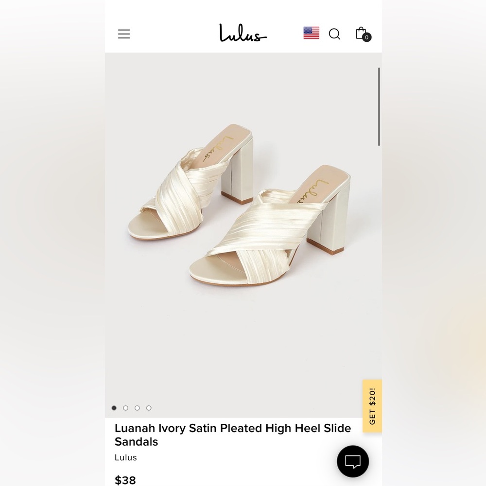 Lulus ivory heels